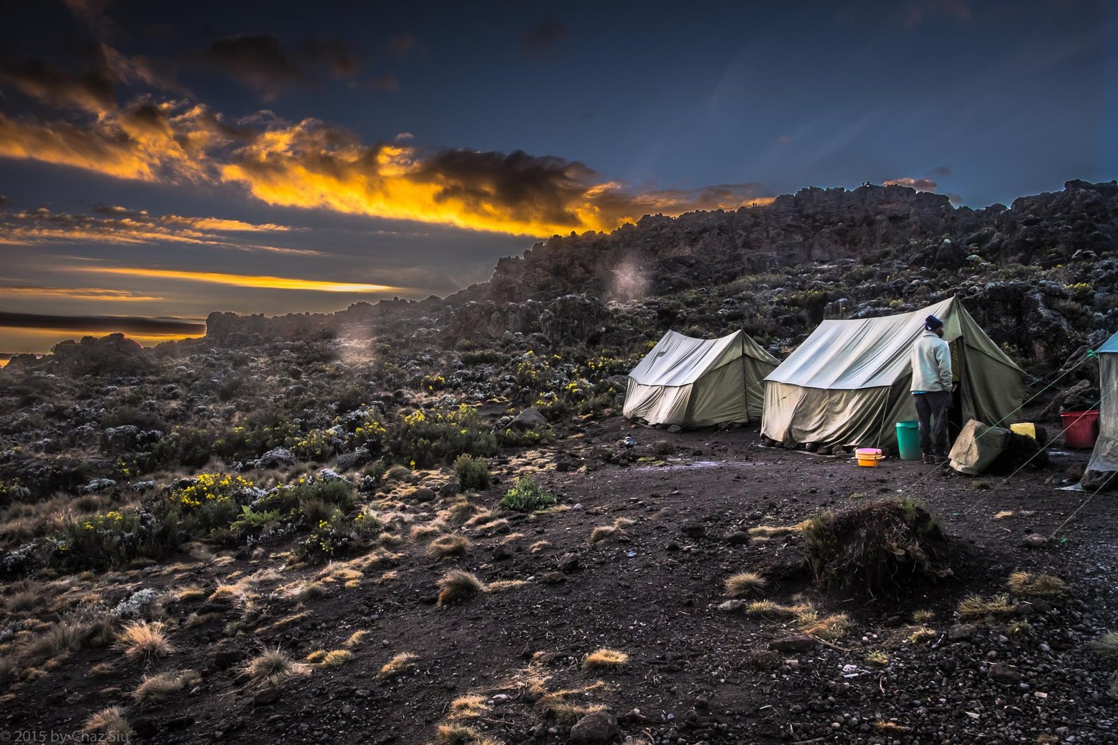 School Hut High Camp Base