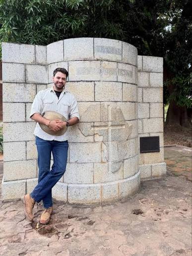 The monument site and commemorative plaques of the Livingstone Memorial in Ujiji Tanzania