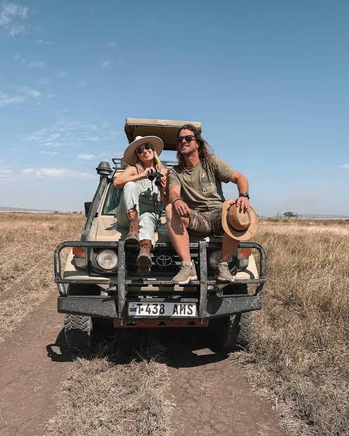 Lions resting on the vast Makata Plains of Mikumi National Park